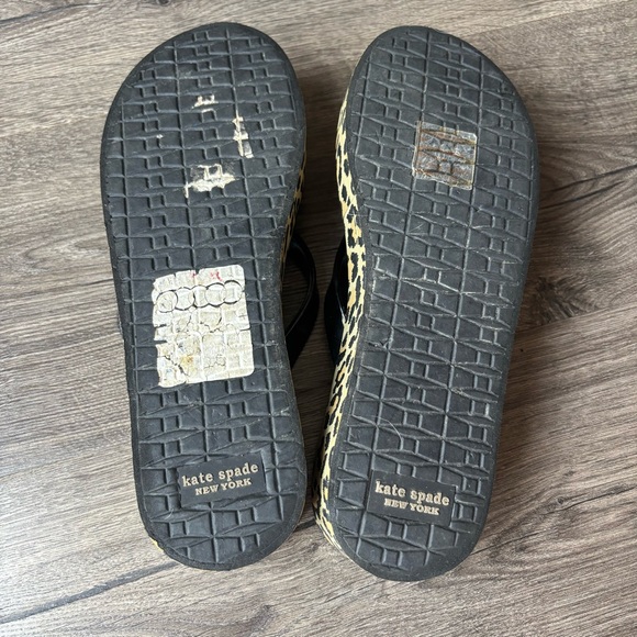 Kate Spade Leopard Print Platform Sandals size 9M - Picture 8 of 11